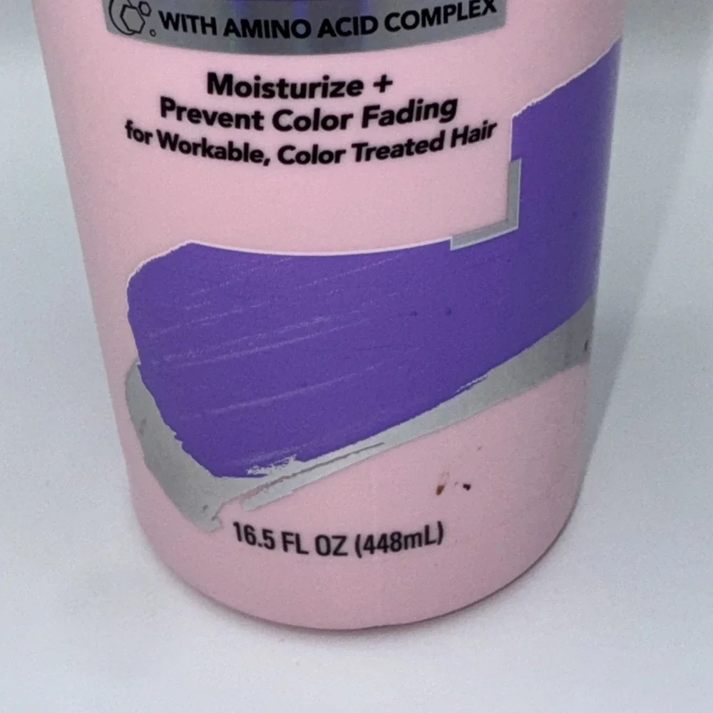 Suave Vivid Color Shampoo & Conditioner Sulfate Free & Amino Acid Complex Pink